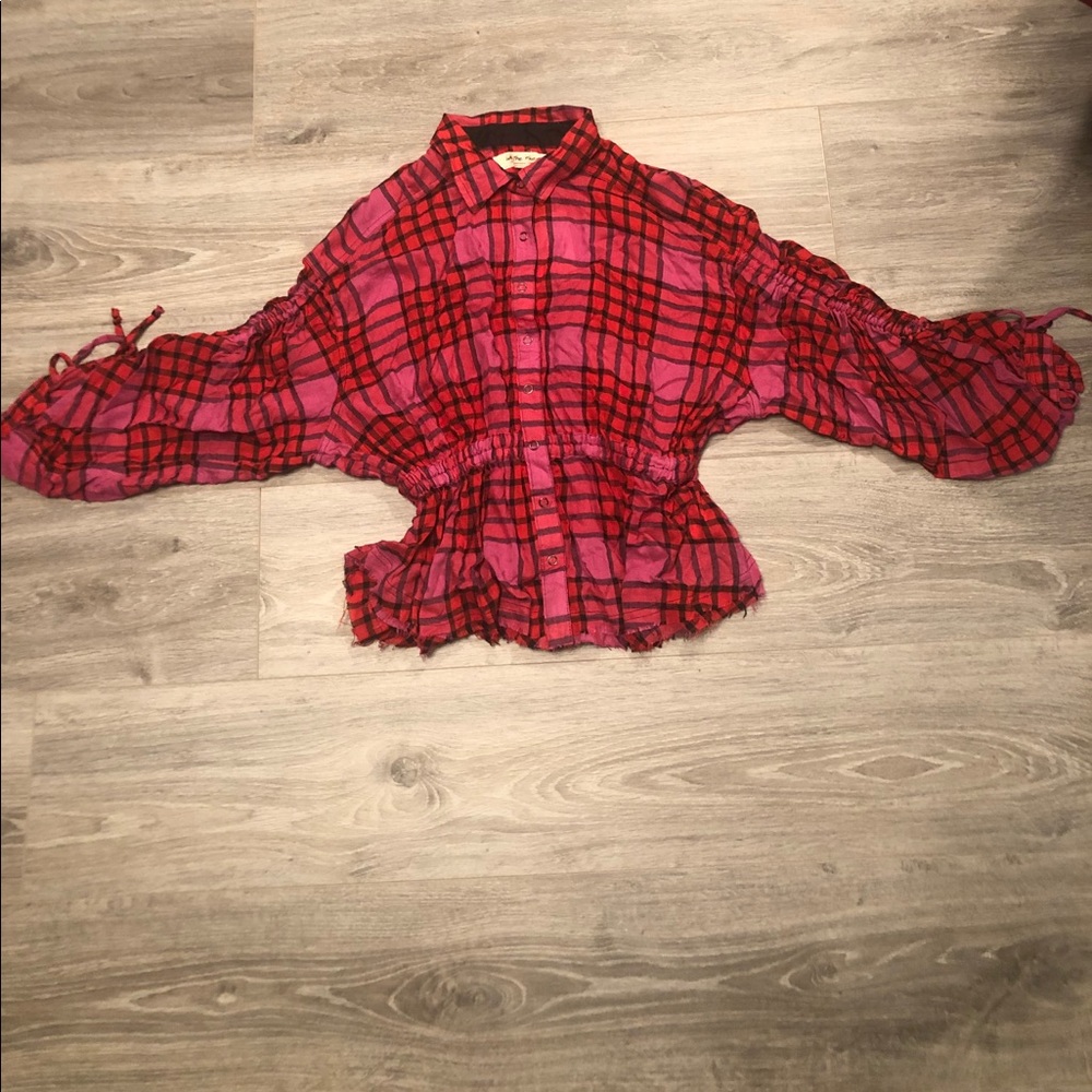 $20 sales NWT free People red combo top